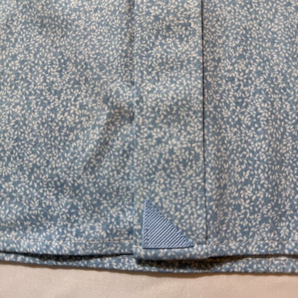 UNTUCKIT Fortia Performance Shirt Foral Blue Nylon XXL - Picture 4 of 13